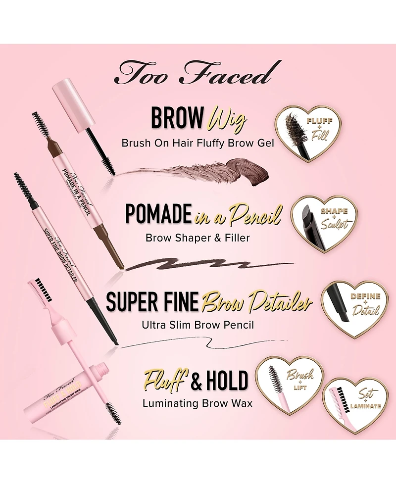 Too Faced Super Fine Brow Detailer Retractable Eyebrow Pencil