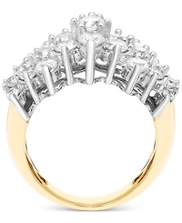 Diamond Horizontal Cluster Ring (2 ct. t.w.) in 14k Gold