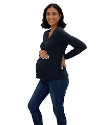 Women's Maternity Everywear Long Sleeve Wrap Tee