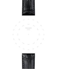 Tissot Official Interchangeable Black Leather Watch Strap
