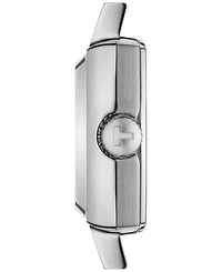 Tissot Women's Swiss Lovely Square Diamond Accent Stainless Steel Bracelet Watch 20mm