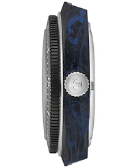 Tissot Men's Swiss Automatic Sideral S Perforated Rubber Strap Watch 41mm
