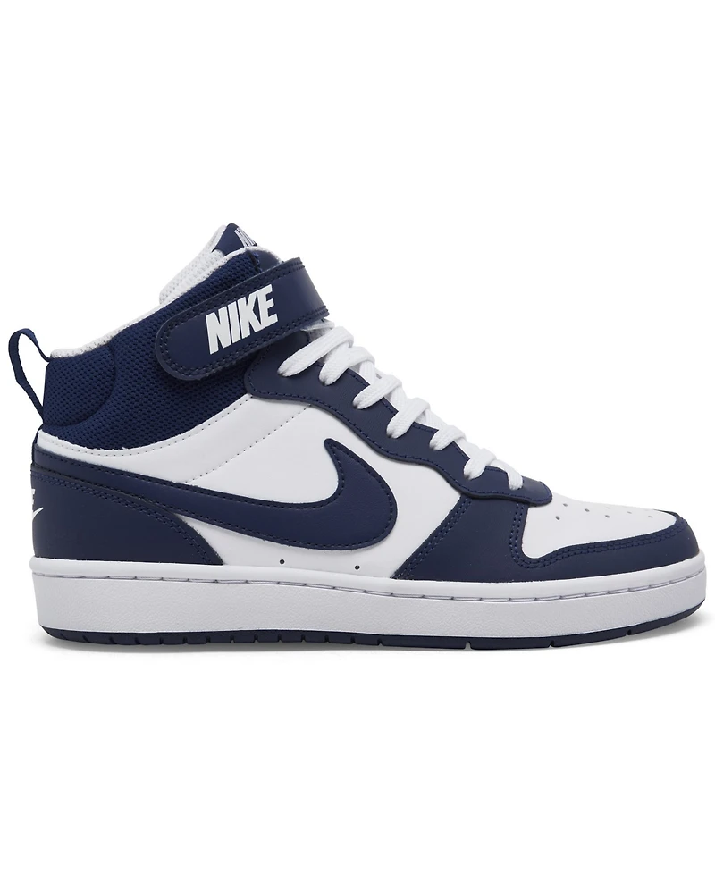 Nike Big Kids Court Borough Mid 2 Casual Sneakers from Finish Line