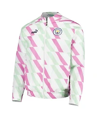 Men's Puma White Manchester City 2022/23 Pre-Match Full-Zip Jacket
