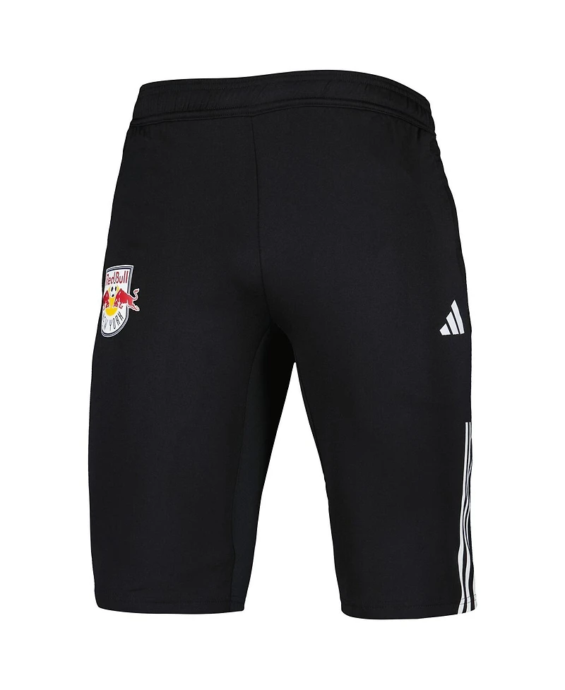 Men's adidas Black New York Red Bulls 2023 On-Field Training Aeroready Half Pants
