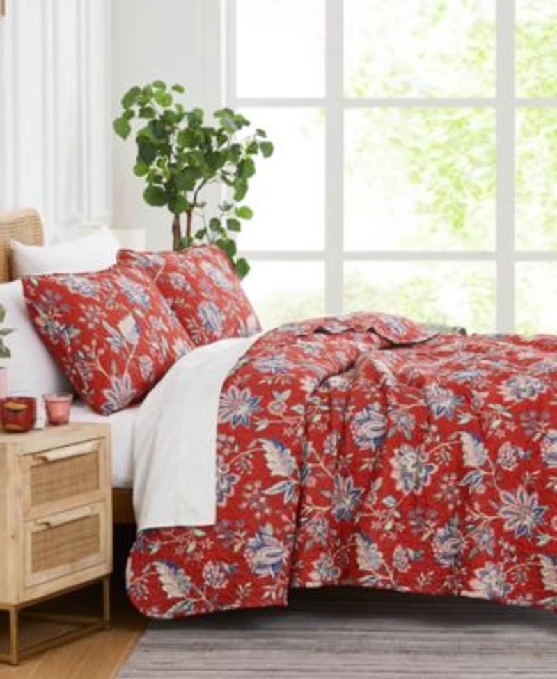 Southshore Fine Linens Jacobean Willow Oversized Quilt Sets
