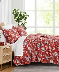 Southshore Fine Linens Jacobean Willow Oversized 2-Pc. Quilt Set, Twin