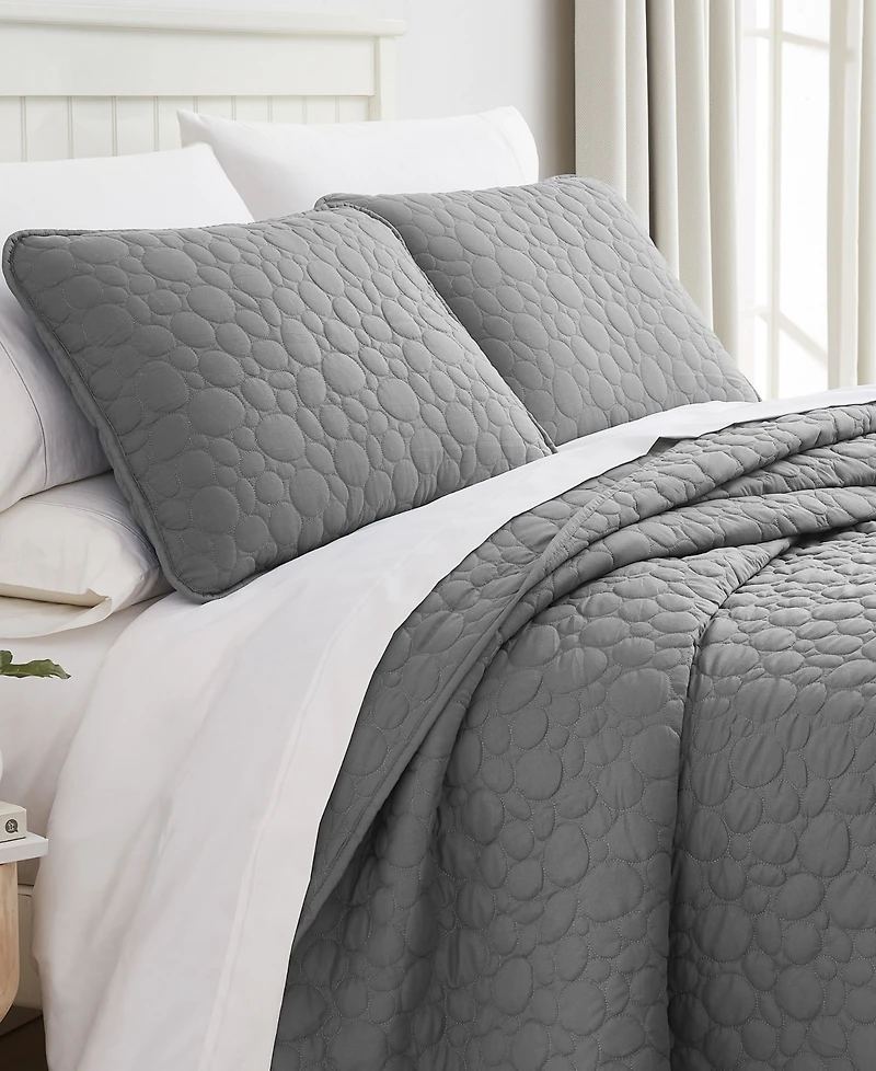Southshore Fine Linens Pebbles 2-Pc. Quilt Set, Twin