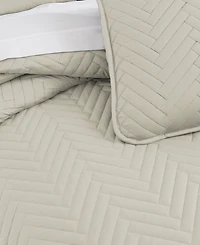 Southshore Fine Linens Solid Color Chevron 2-Pc. Quilt Set, Twin