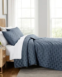 Southshore Fine Linens Luxurious 100% Viscose 3-Pc. Quilt Set