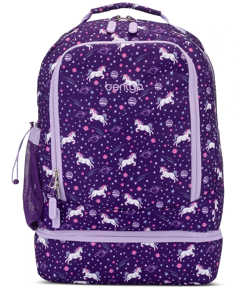 Bentgo Kids Prints 2-in-1 Backpack & Lunch Bag - Unicorn