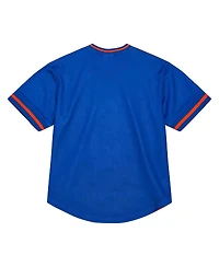 Men's Mitchell & Ness Royal Denver Broncos Jumbotron 3.0 Mesh V-Neck T-shirt