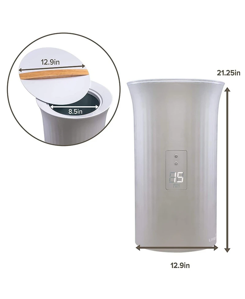 LiveFine Towel Warmer, Large Towel Heater with Led Display
