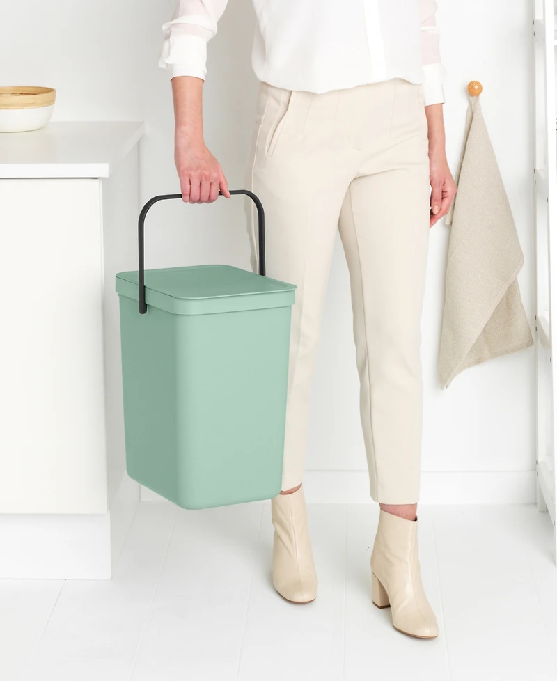 Sort Go Plastic Waste Bin, 6.6 Gallon, 25 Liter
