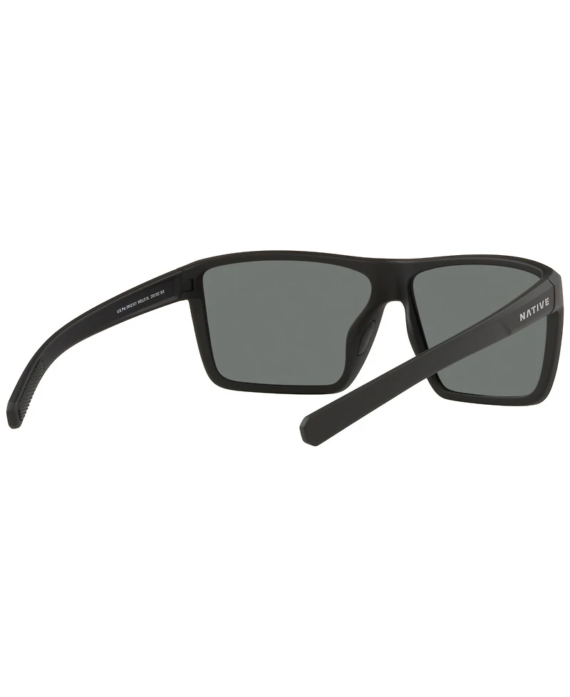Native Eyewear Unisex Polarized Sunglasses, Wells Xl