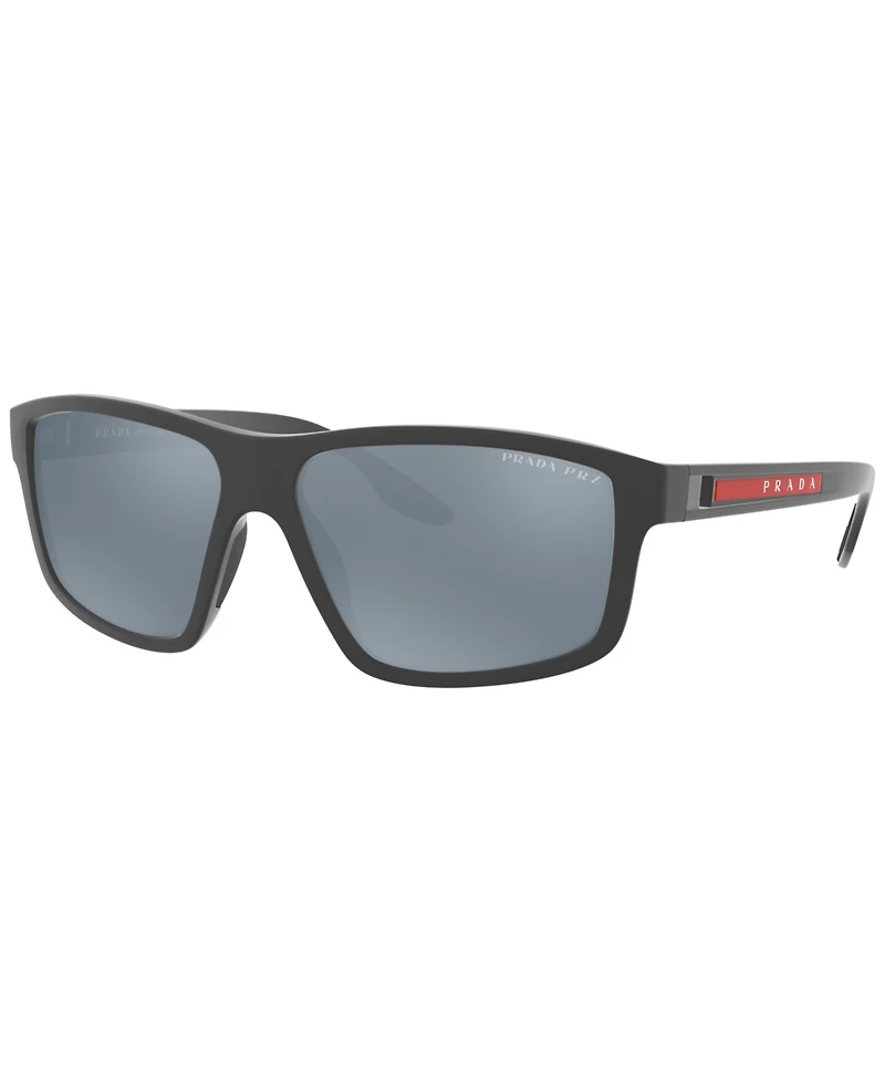 Prada Linea Rossa Men's Polarized Sunglasses, Ps 02XS