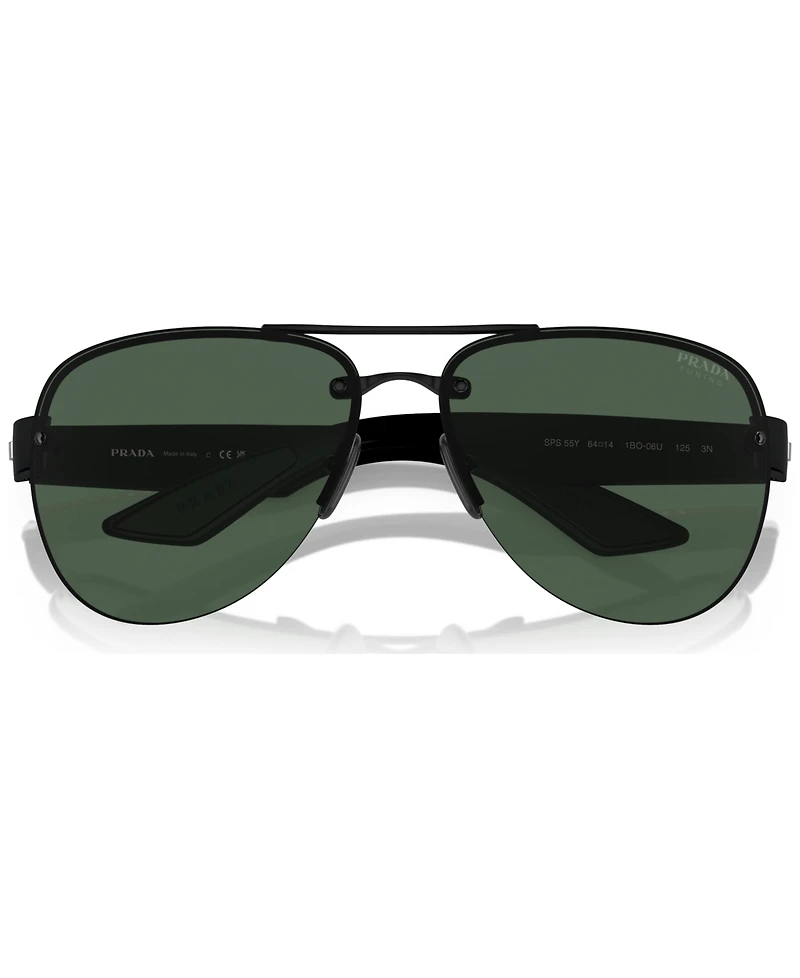 Prada Linea Rossa Men's Sunglasses, Ps 55YS
