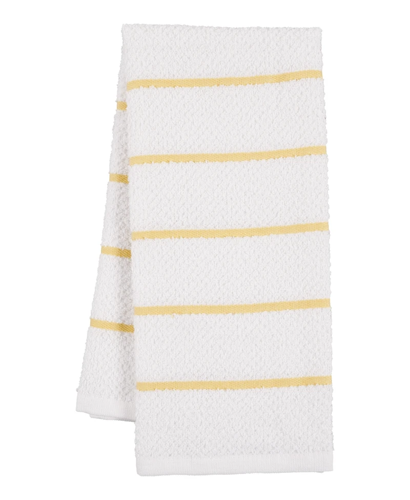 Kaf Home Ayesha Curry Cotton 6 Piece Mixed Utility Kitchen Dish Towel, 18" x 28"