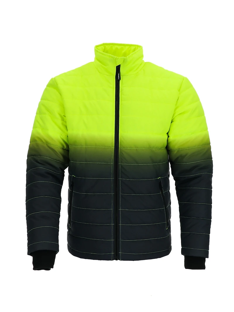 RefrigiWear Big & Tall Enhanced Visibility Insulated Quilted Jacket