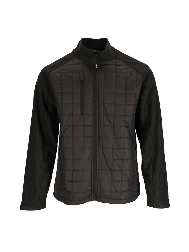 RefrigiWear Big & Tall EnduraQuilt Hybrid Quilted Jacket - Lightweight Insulated Work Jacket