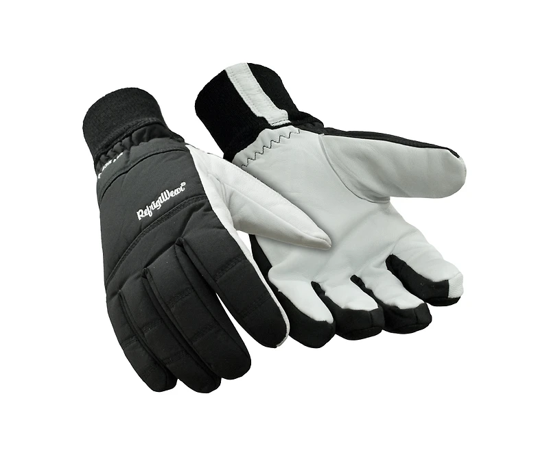 RefrigiWear Men's Nylon & Leather Glove - Insulated Work Gloves for Sub-Freezing Temperatures