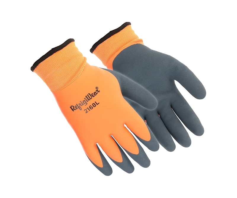 RefrigiWear Men's Dual-Layer Waterproof Double Dip Glove - Extreme Cold Protection, Superior Grip, Heavy Brushed Acrylic Liner