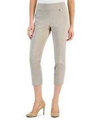 I.n.c. International Concepts Women's Tummy-Control Pull-On Capri Pants, Created for Macy's