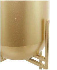 CosmoLiving Metal Planter with Removable Stand