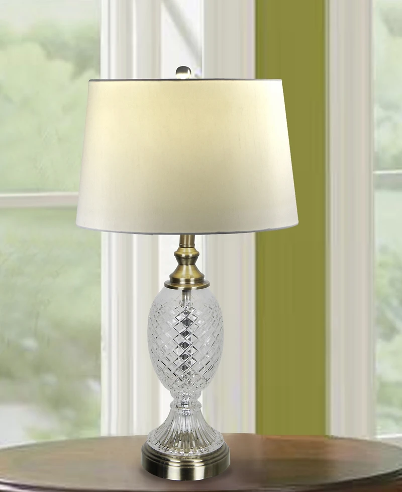 Dale Tiffany Retozo Lead Crystal Table Lamp