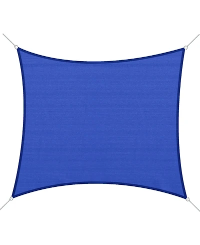 Outsunny Sun Shade Sail Cover Outdoor Canopy Patio Triangle Square Recgle