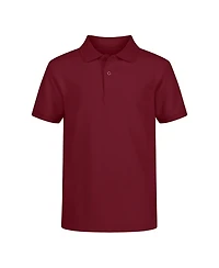 Nautica Big Boys Uniform Stretch Double Pique Polo