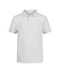 Nautica Big Boys Uniform Stretch Double Pique Polo