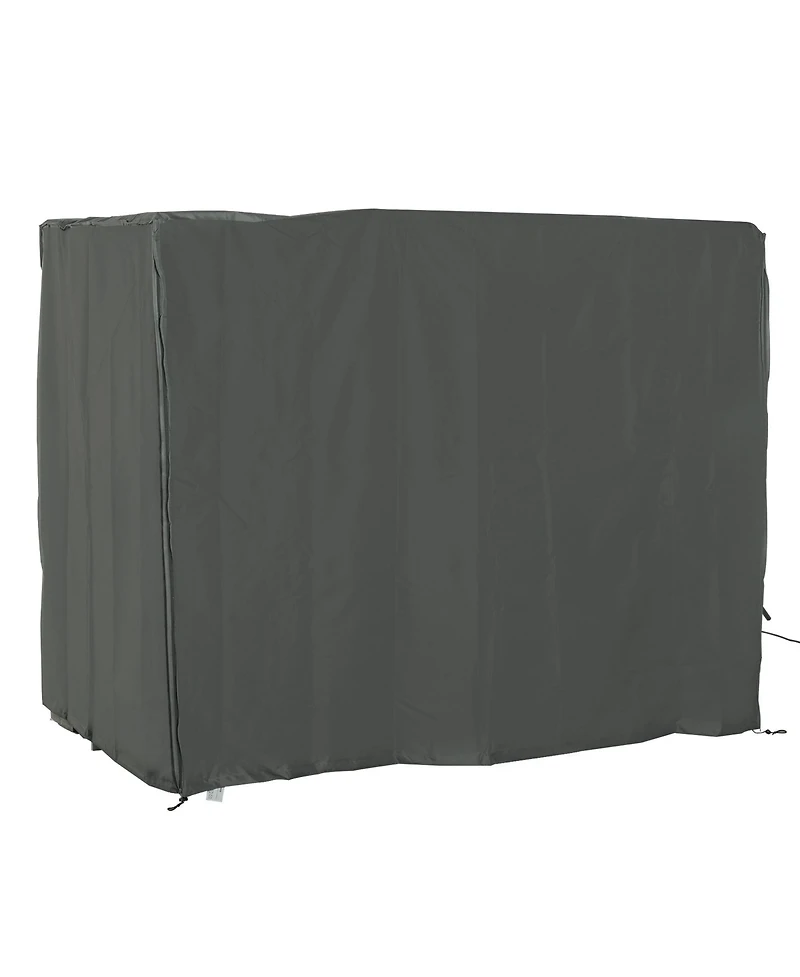 Outsunny 81" x 49" x 65" Outdoor Patio Hammock Porch Swing Cover,