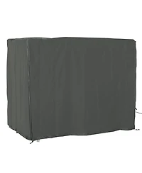 Outsunny 81" x 49" x 65" Outdoor Patio Hammock Porch Swing Cover,