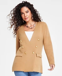 I.n.c. International Concepts Women's Sweater Blazer, Created for Macy's