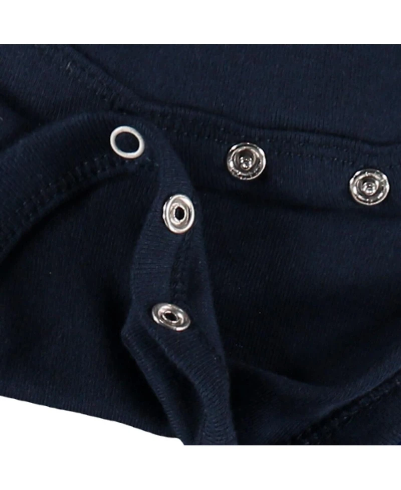 Infant Boys and Girls Navy Michigan Wolverines Big Logo Bodysuit