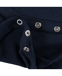 Infant Boys and Girls Navy Michigan Wolverines Big Logo Bodysuit