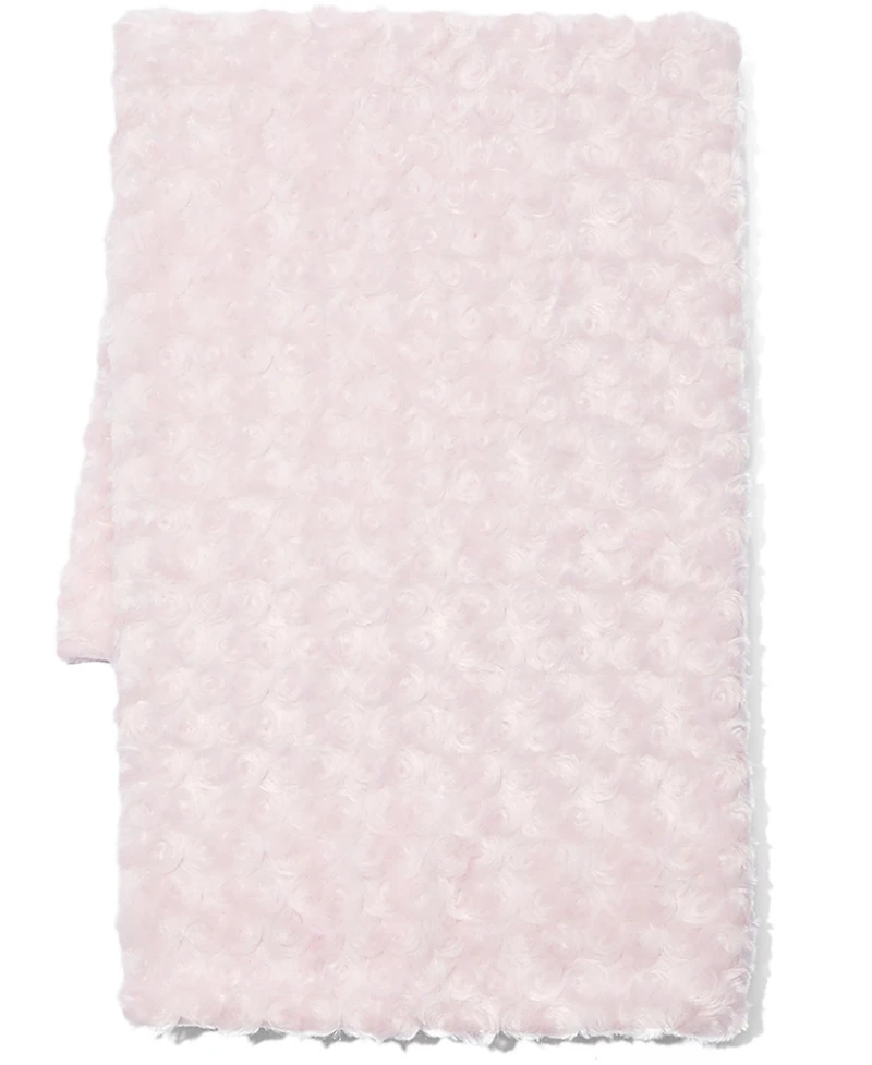 Tendertyme Baby Girls Curly Plush Blanket With Nunu, 2 Piece Set