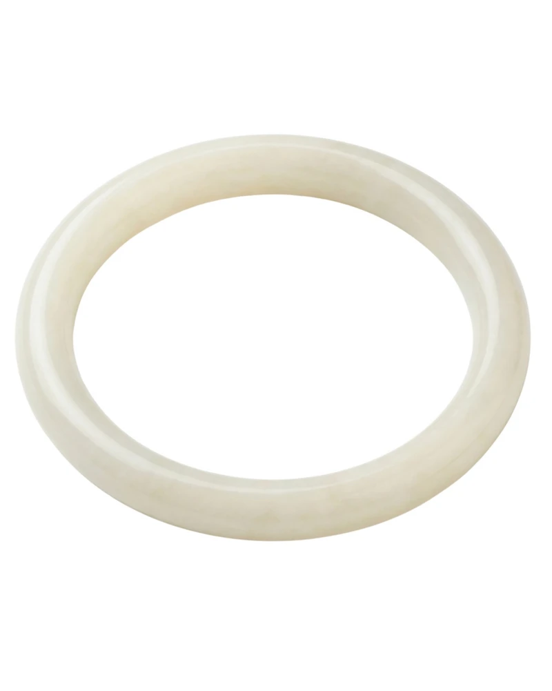 1994 — Off white thin jade bangle