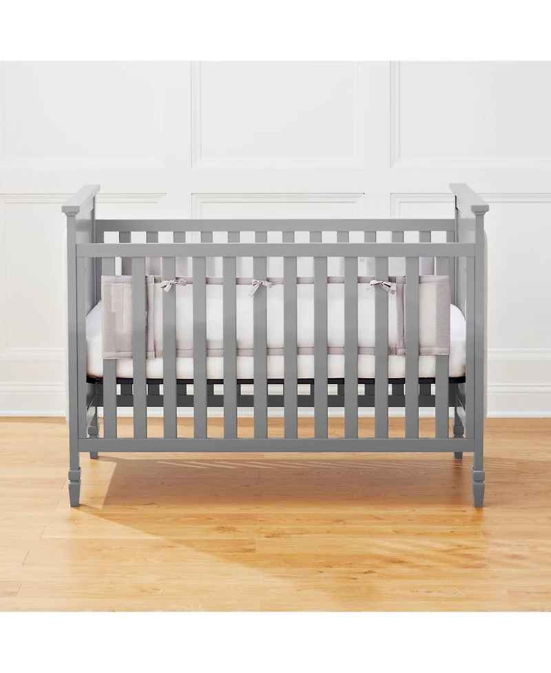 BreathableBaby Breathable Mesh Liner for Full-Size Cribs, Classic 3mm (Size 2FS Covers 2 Sides)