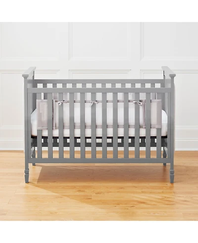 BreathableBaby Breathable Mesh Liner for Full-Size Cribs, Classic 3mm (Size 2FS Covers 2 Sides)