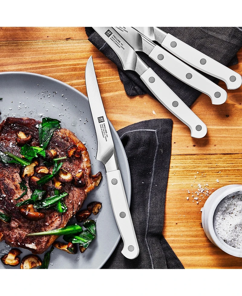 Zwilling Pro Le Blanc 4 Piece Steak Knife Set