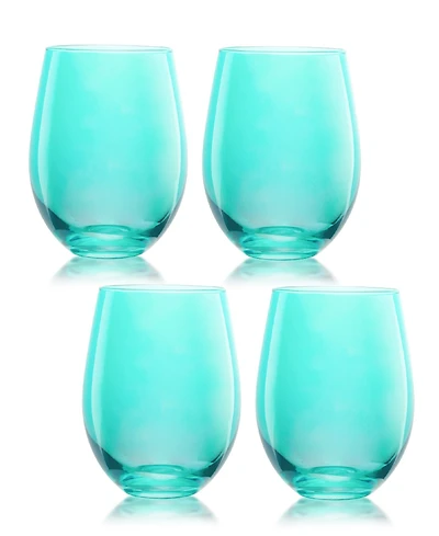 Carnival Stemless 19 oz Wine Glasses, Set of 4