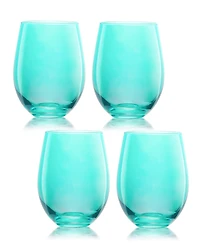 Carnival Stemless 19 oz Wine Glasses, Set of 4
