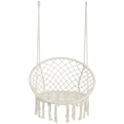 Streamdale Furniture Macrame Hammock Swing Chair (330 lbs)