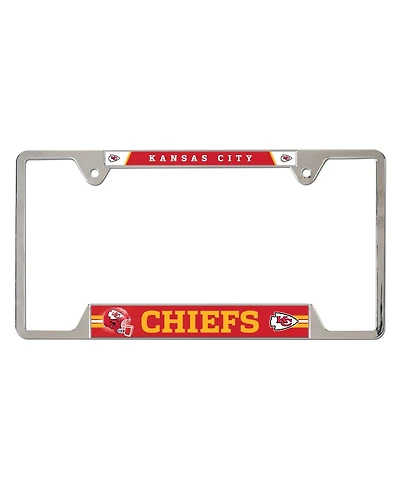 Wincraft Kansas City Chiefs Chrome Plated Metal License Plate Frame