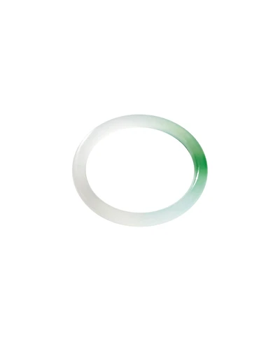 Koi — Mottled round jade stone bangle
