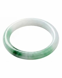 Koi — Mottled round jade stone bangle