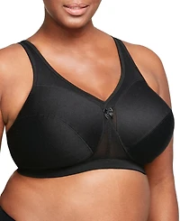 Women's Full Figure Plus MagicLift Active Wirefree Support Bra 1005