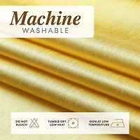 Kate Aurora Artisan Lightweight Transparent Faux Silk Sheer Grommet Single Curtain Panel